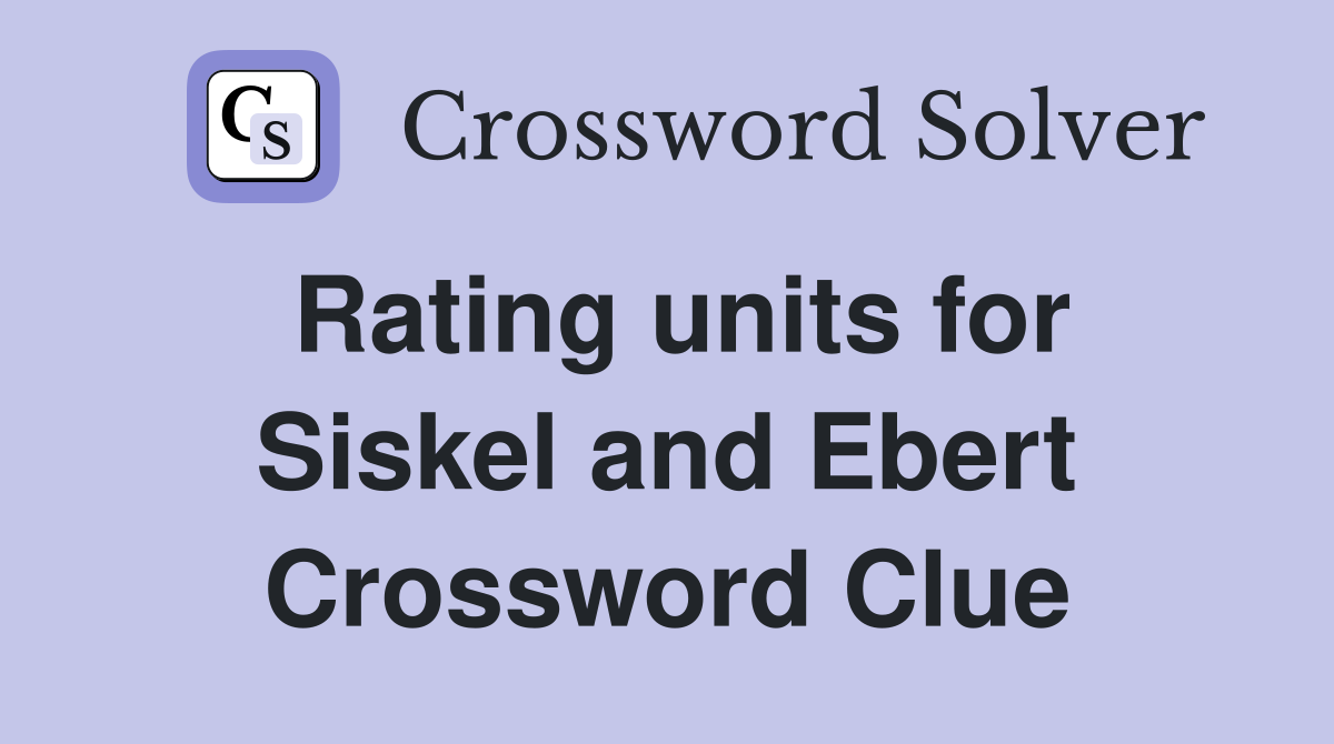 ebert essays crossword clue